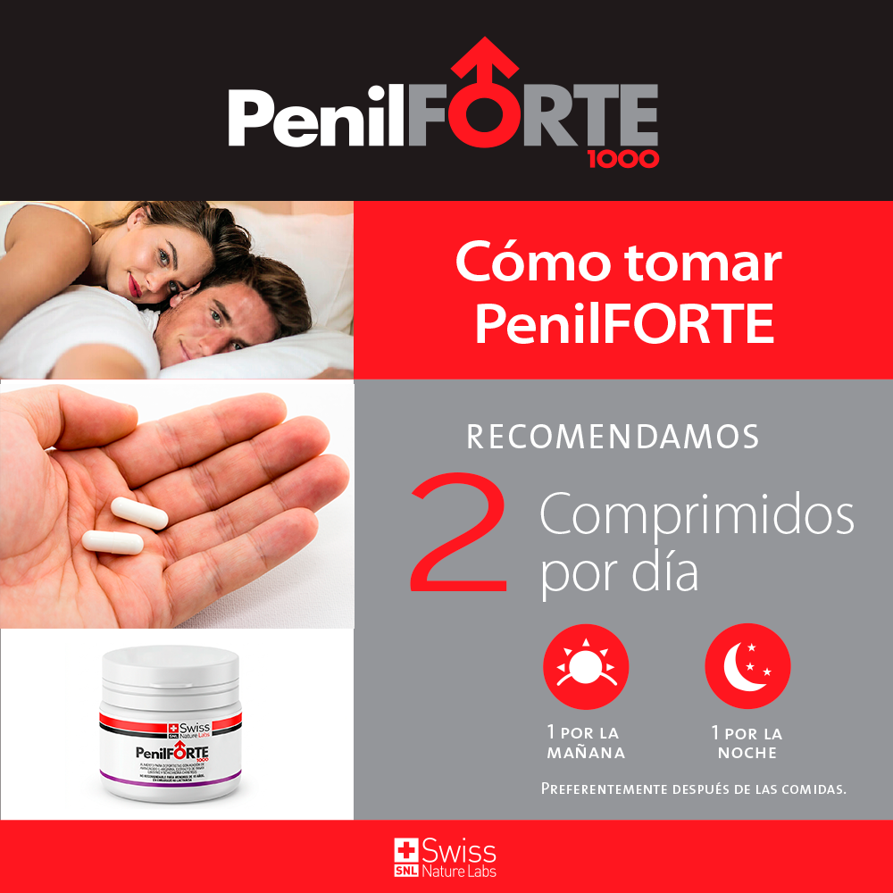 PENILFORTE 1000® Suplemento Masculino Natural (30 Cápsulas)